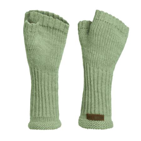 KNIT FACTORY Handstulpen CLEO sage green