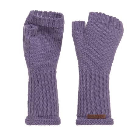 KNIT FACTORY Handstulpen CLEO violet