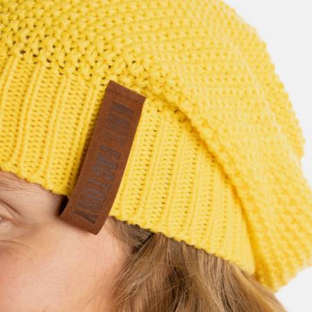 KNIT FACTORY Beanie COCO canario yellow