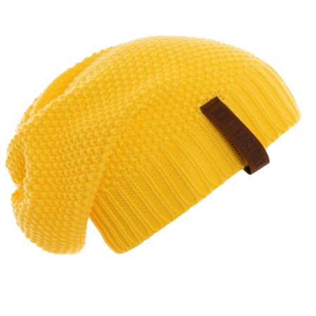 KNIT FACTORY Beanie COCO canario yellow