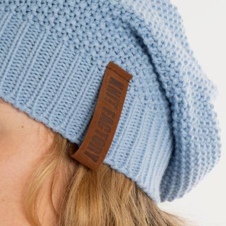 KNIT FACTORY Beanie COCO crystal blue