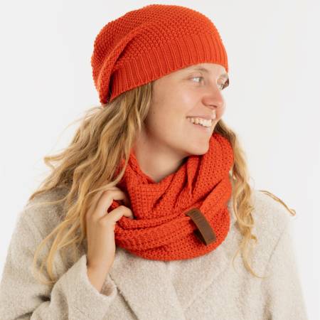 KNIT FACTORY Beanie COCO grenadine red