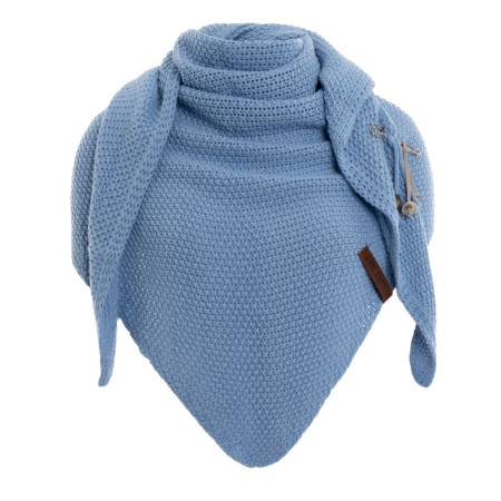 KNIT FACTORY Umhängetuch COCO crystal blue
