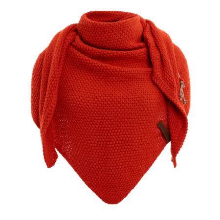 KNIT FACTORY Umhängetuch COCO grenadine red