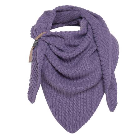 KNIT FACTORY Dreiecksschal DEMY violet