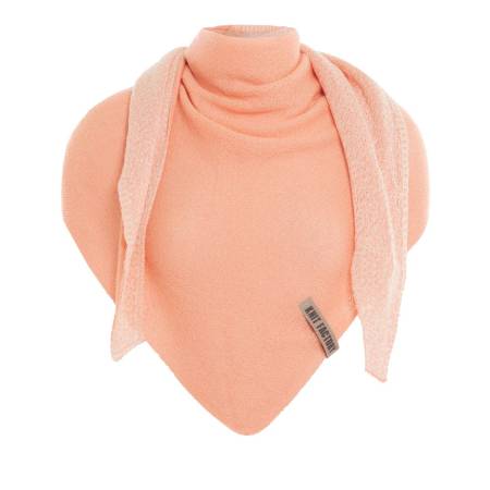 KNIT FACTORY Dreieckschal ELLA Ecru Apricot