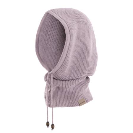 KNIT FACTORY Kapuzenschal EVY mauve