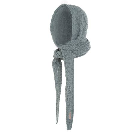 KNIT FACTORY Kapuzenschal BLAKE stone green