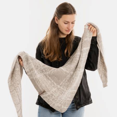 KNIT FACTORY Dreieckschal LEA beige iced clay