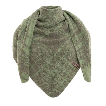 KNIT FACTORY Dreieckschal LEA urban green sage green