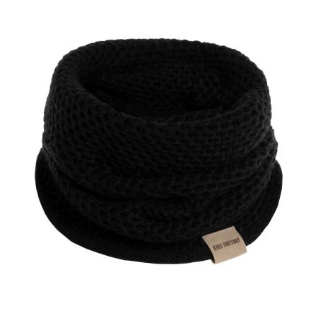 KNIT FACTORY Loop Schal ENYA schwarz