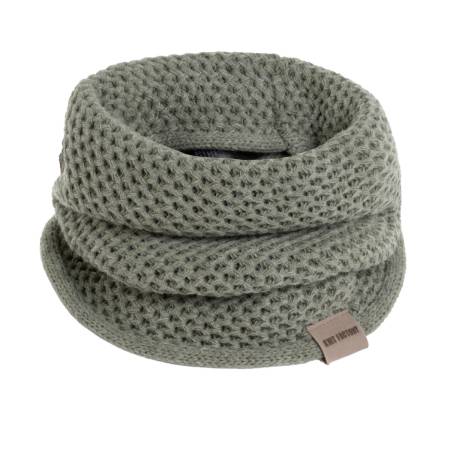KNIT FACTORY Loop Schal ENYA urban green