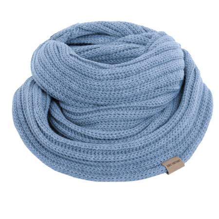 KNIT FACTORY Loop Schal NICA crystal blue
