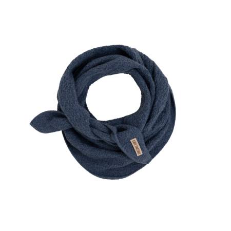 KNIT FACTORY Mini Dreiecksschal YUNA jeans