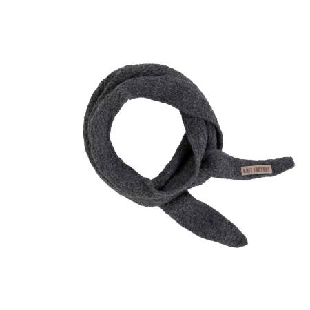 KNIT FACTORY Mini Schal SANA anthrazit