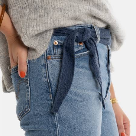 KNIT FACTORY Mini Schal SANA jeans