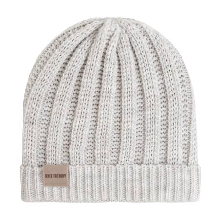 KNIT FACTORY Mütze NICA beige