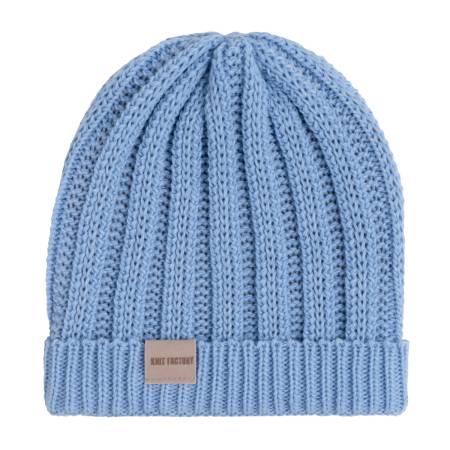 KNIT FACTORY Mütze NICA crystal blue