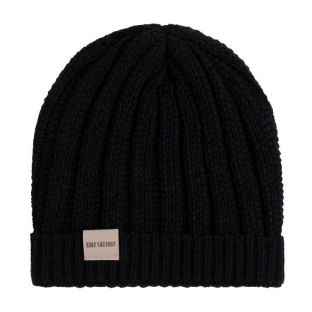 KNIT FACTORY Mütze NICA schwarz