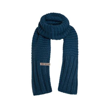 KNIT FACTORY Schal ALEX petrol