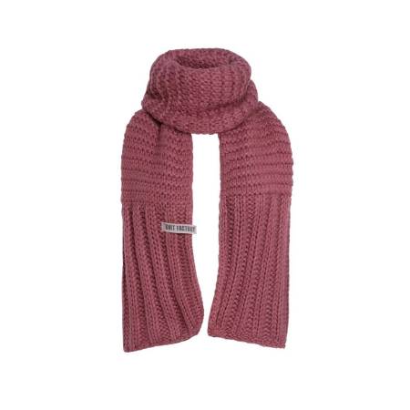 KNIT FACTORY Schal ALEX stone red
