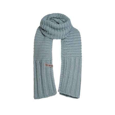 KNIT FACTORY Schal ALEX stone green