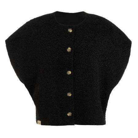 KNIT FACTORY Weste Spencer LOU schwarz