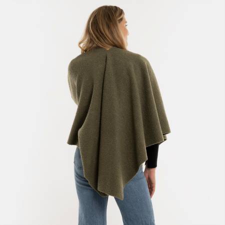 KNIT FACTORY WICKELWESTE LINA urban green