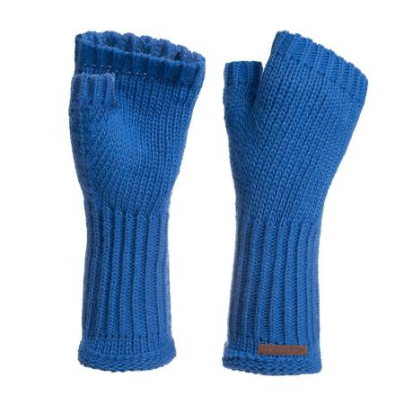 KNIT FACTORY Handstulpen CLEO cobalt