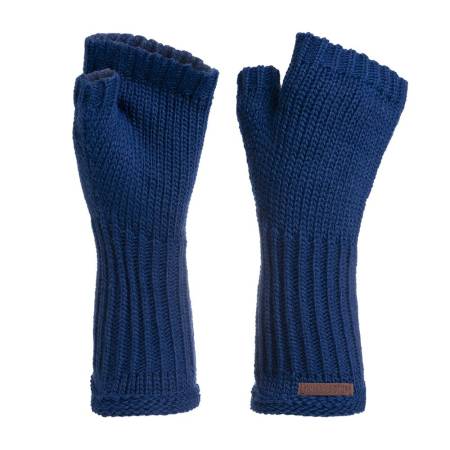 KNIT FACTORY Handstulpen CLEO kings blue