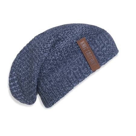 KNIT FACTORY Beanie COCO jeans indigo