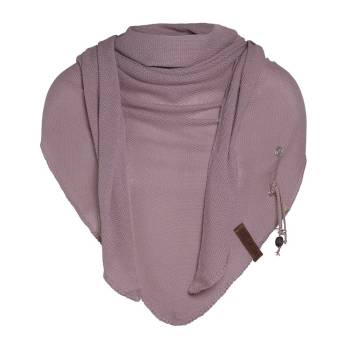 KNIT FACTORY Dreieckschal LOLA altrosa