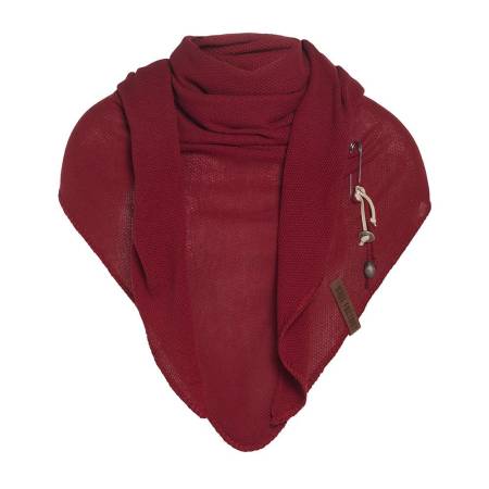 KNIT FACTORY Dreieckschal LOLA bordeaux