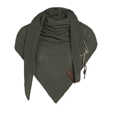 KNIT FACTORY Dreieckschal LOLA khaki