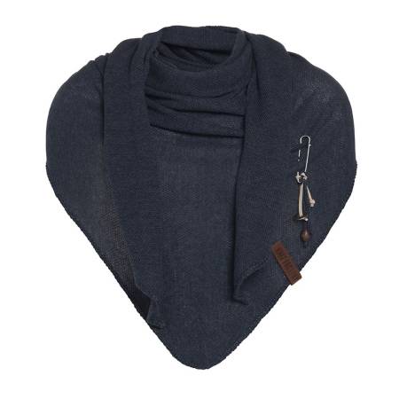 KNIT FACTORY Dreieckschal LOLA navy
