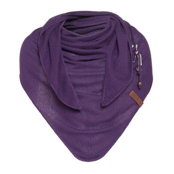 KNIT FACTORY Dreieckschal LOLA purple
