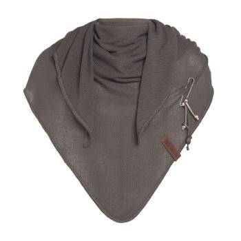 KNIT FACTORY Dreieckschal LOLA taupe