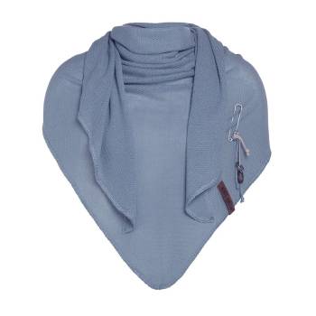 KNIT FACTORY Dreieckschal LOLA stone blue