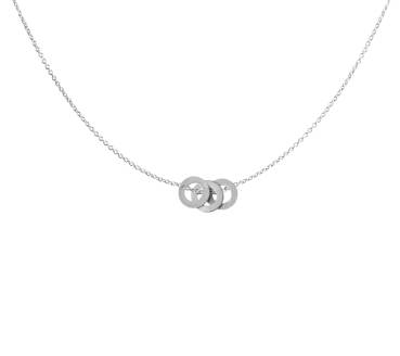 MAS JEWELZ Kette RINGE silber
