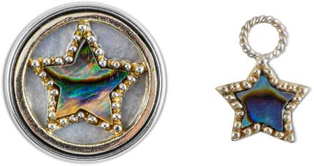 NOOSA Amsterdam ABALONE STAR CHUNK & CHARM Gift Set