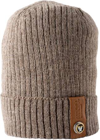NOOSA-Amsterdam ORIGINAL PACHAMAMA ALPAKA BEANIE taupe brown melange - ohne Chunk