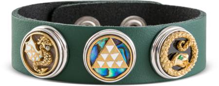 NOOSA Amsterdam ORIGINAL Armband TEAL GREEN - ohne Chunks