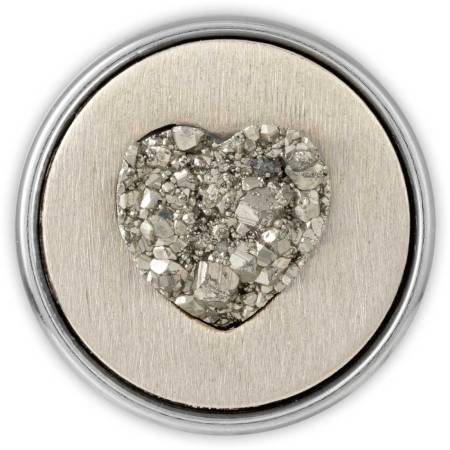 NOOSA-Amsterdam ORIGINAL Chunk Pyrite Heart