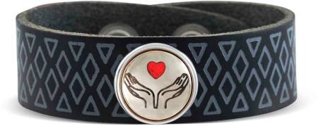 NOOSA Amsterdam ORIGINAL Armband JORD schwarz grau- ohne Chunk