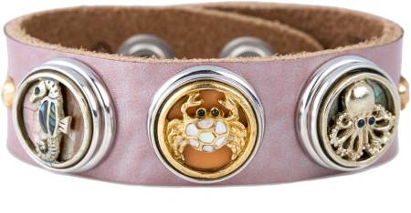 NOOSA-Amsterdam ORIGINAL Armband SARASWATI pearl rosa - ohne Chunks