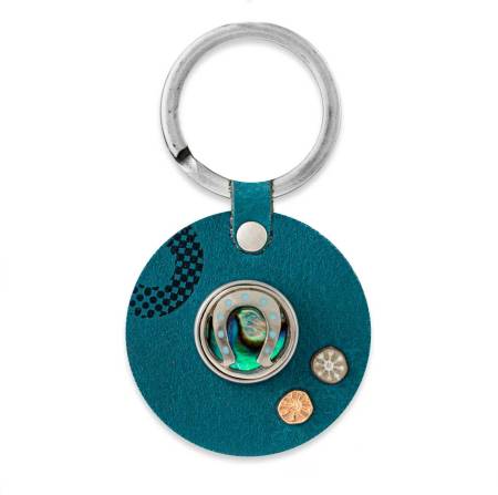 NOOSA Amsterdam ORIGINAL Schlüsselanhänger PENNAN petrol - ohne Chunk