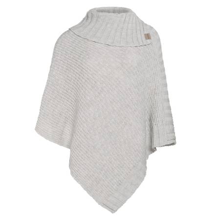 KNIT FACTORY gestrickter PONCHO NICKY beige