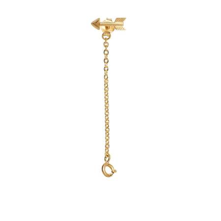 NOOSA-Amsterdam RELIC Ohrhänger ARROW CHAIN EARSTUD gold - ein Paar - ohne Relic - Echtsilber