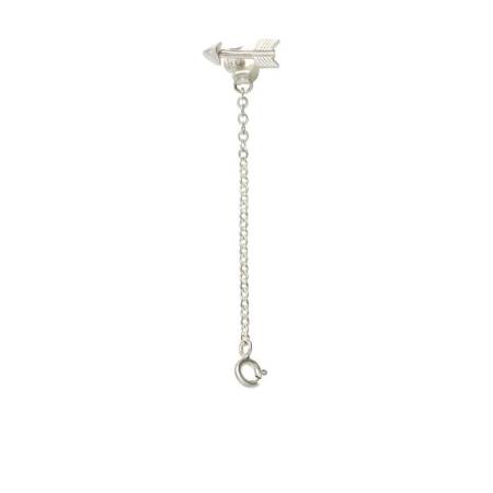 NOOSA-Amsterdam RELIC Ohrhänger ARROW CHAIN EARSTUD silber - ohne Relic