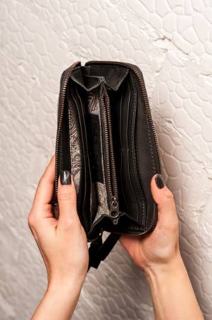 NOOSA-Amsterdam ORIGINAL CLASSIC WALLET antik schwarz